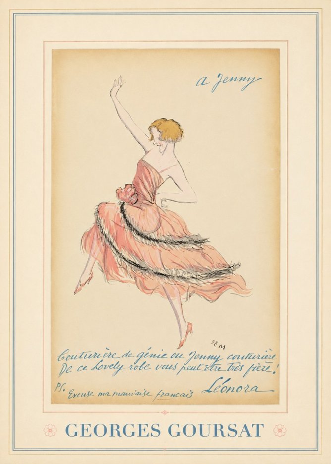 Georges Goursat A Jenny No6 - Plakat