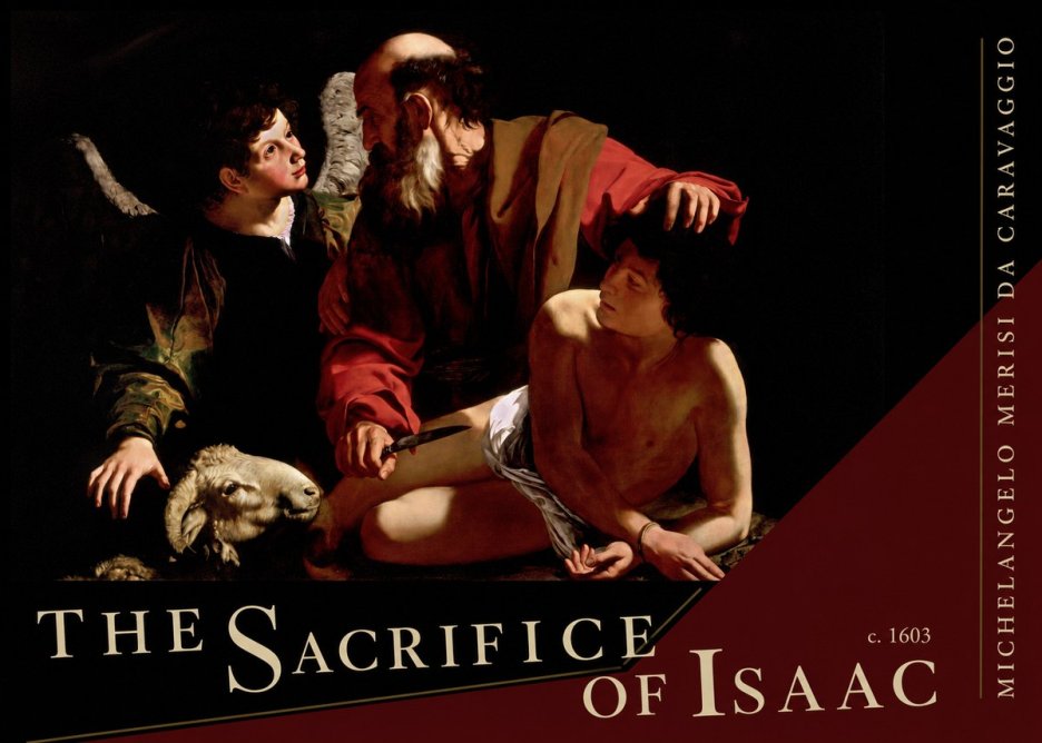 Michelangelo Merisi da Caravaggio The Sacrifice of Isaac III No5 - Plakat