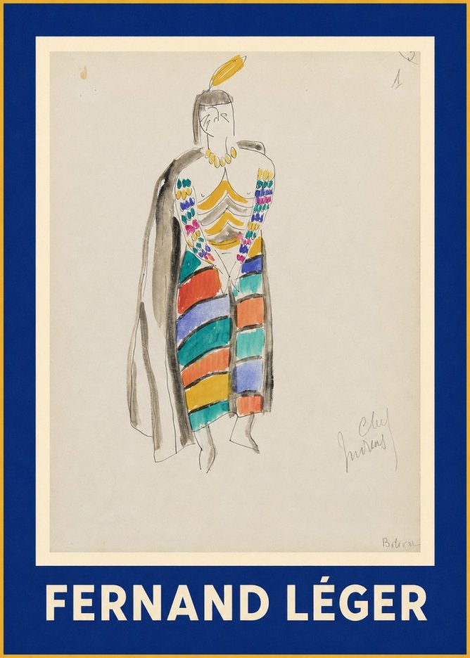 Fernand Léger Chef Moreau No1 - Plakat
