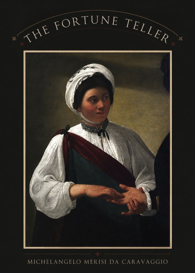 Michelangelo Merisi da Caravaggio The Fortune Teller IV No3 - Plakat