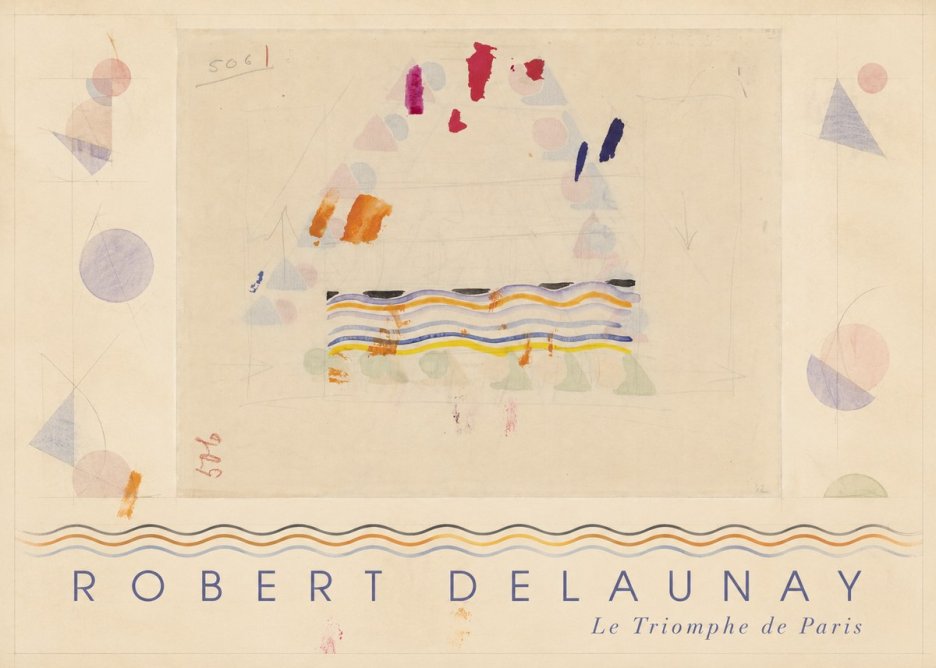 Robert Delaunay Le Triomphe De Paris V No6 - Plakat