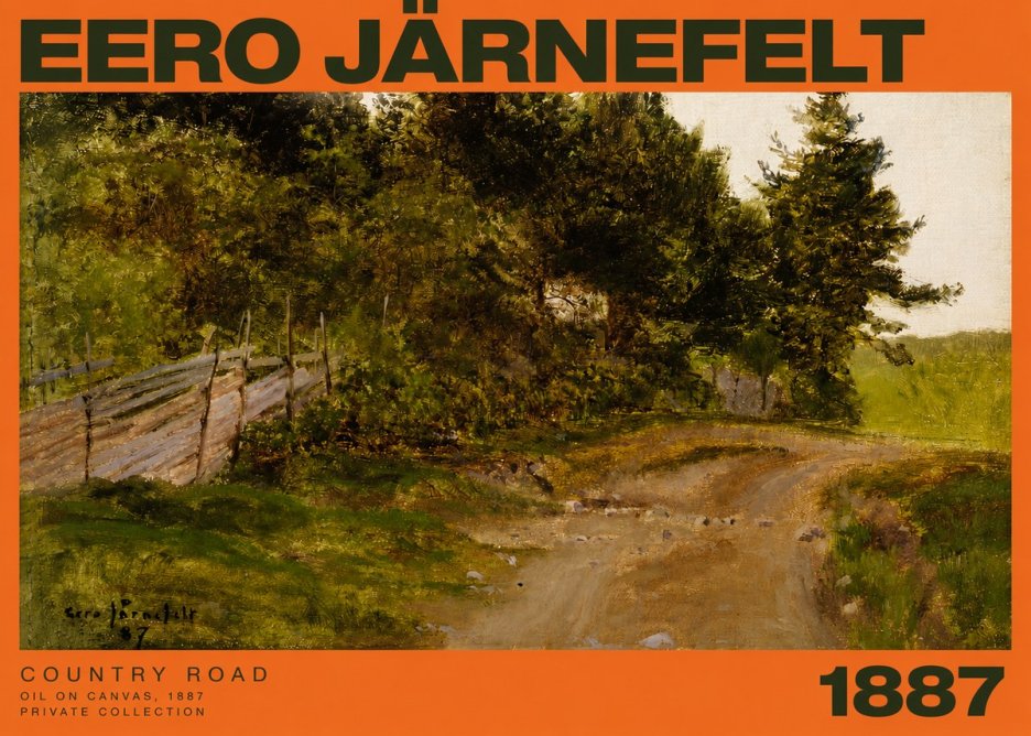 Eero Järnefelt Country Road No2 - Plakat