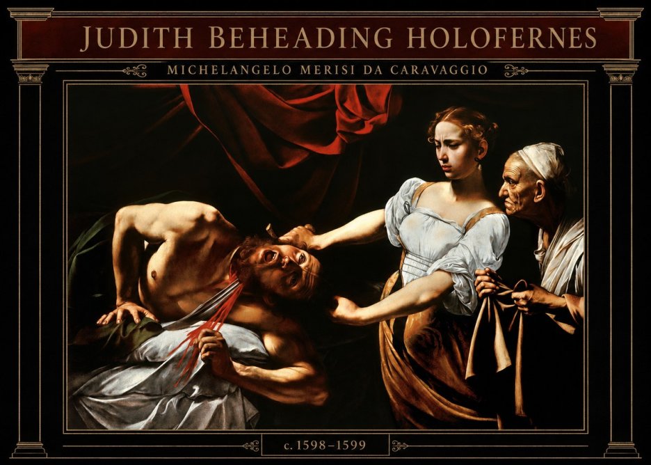 Michelangelo Merisi da Caravaggio Judith Beheading Holofernes IV No3 - Plakat
