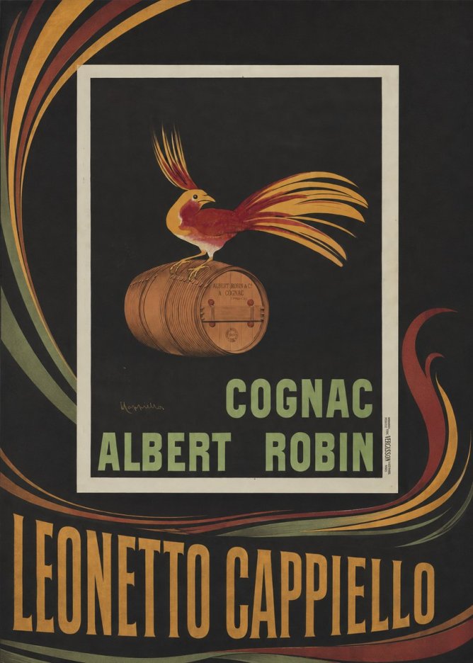 Leonetto Cappiello Cognac Albert Robin No2 - Plakat