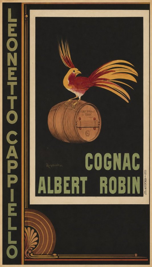 Leonetto Cappiello Cognac Albert Robin No3 - Plakat