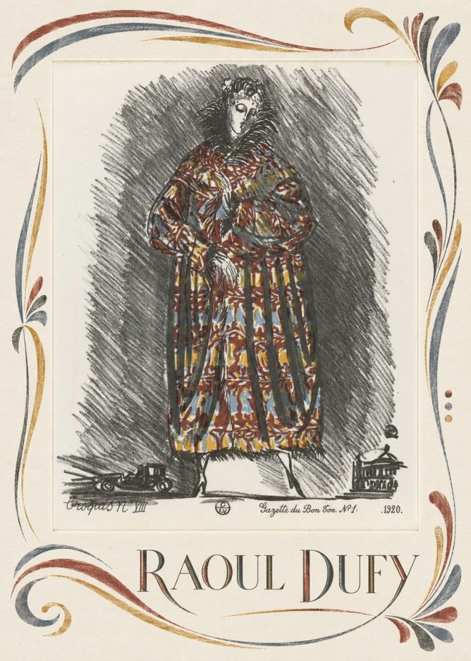 Raoul Dufy Croquis N. Viii No4 - Plakat