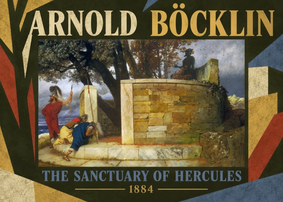 Arnold Böcklin The Sanctuary of Hercules No5 - Plakat