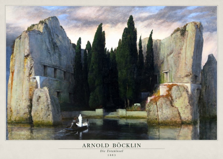 Arnold Böcklin Die Toteninsel VII No2 - Plakat