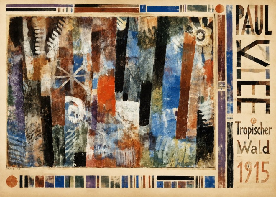 Paul Klee Tropischer Wald No5 - Plakat
