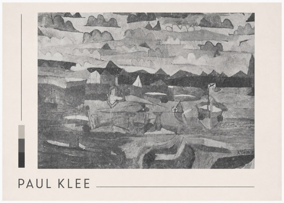 Paul Klee Coastal Landscape No3 - Plakat