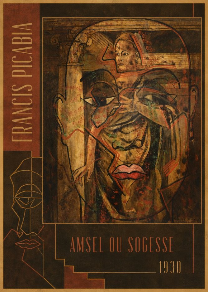 Francis Picabia Amsel Ou Sogesse No2 - Plakat