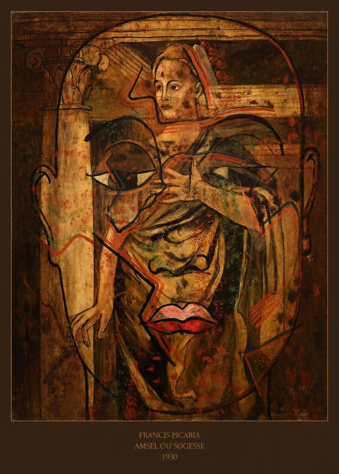 Francis Picabia Amsel Ou Sogesse No6 - Plakat