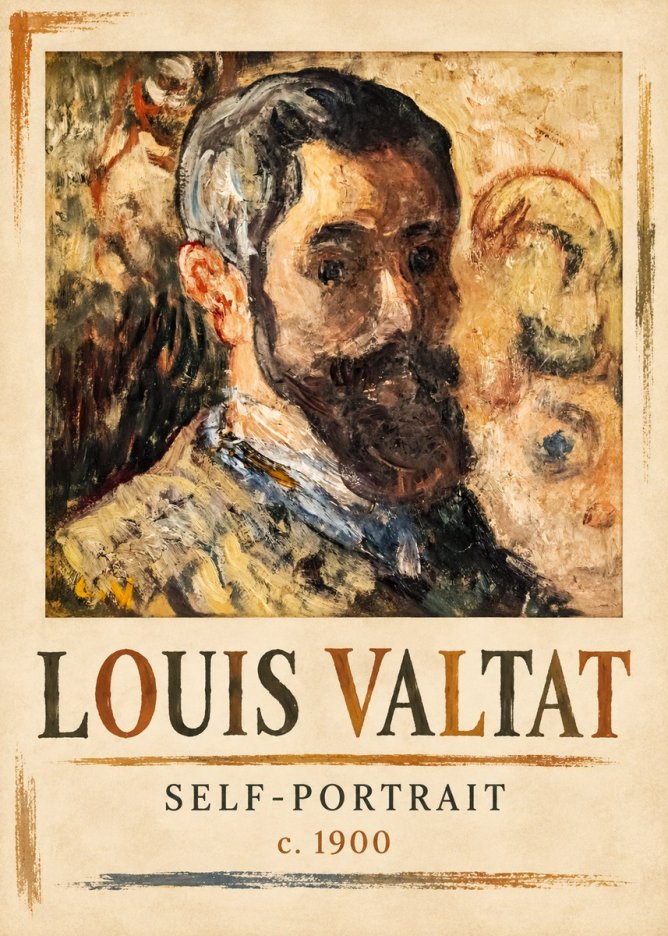 Louis Valtat Self-portrait No2 - Plakat