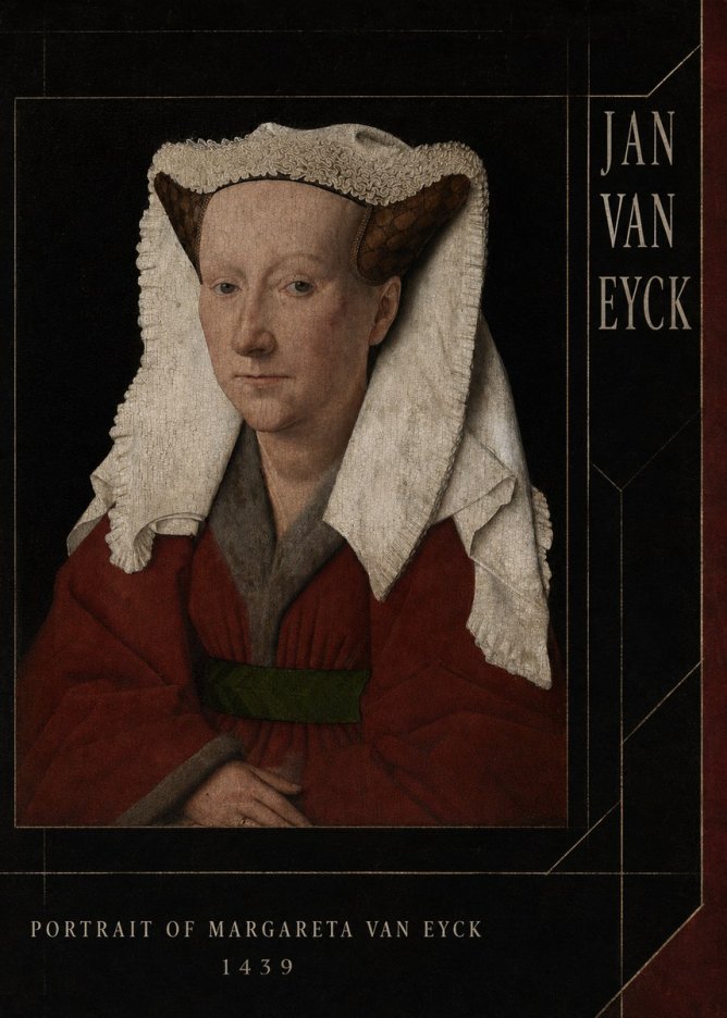 Jan van Eyck Portrait of Margareta Van Eyck No3 - Plakat