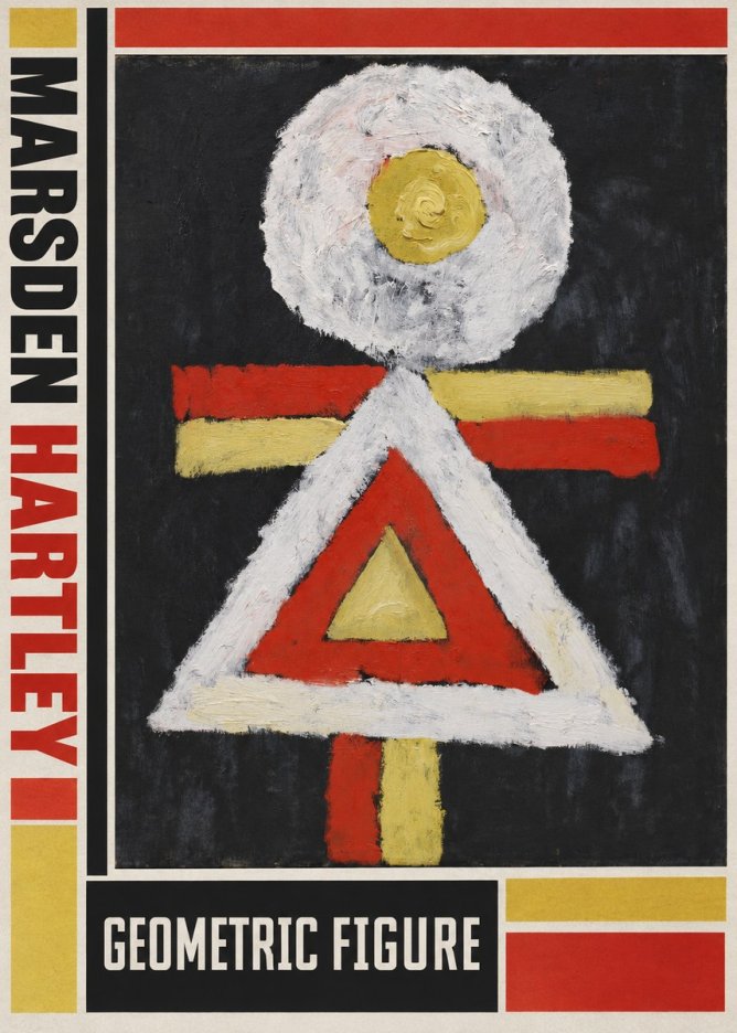 Marsden Hartley Geometric Figure No4 - Plakat