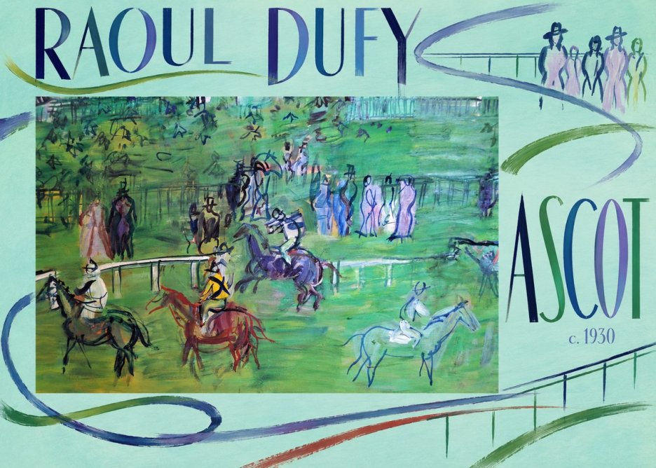 Raoul Dufy Ascot No6 - Plakat