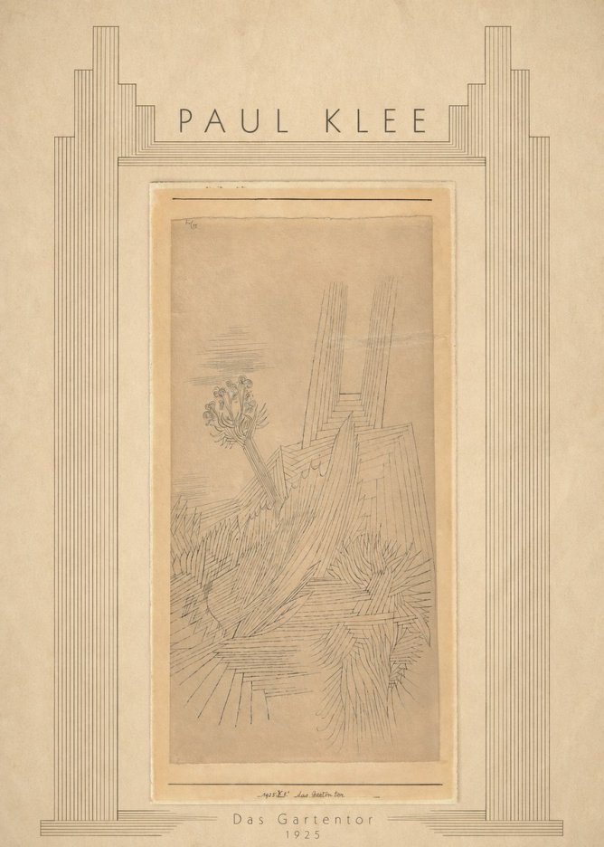 Paul Klee Das Gartentor I No6 - Plakat