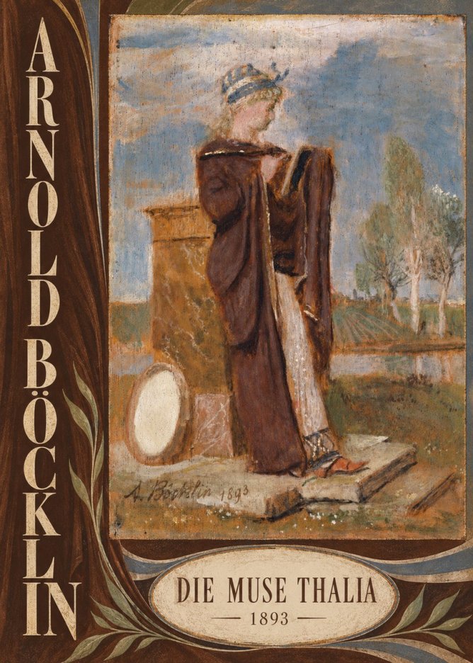 Arnold Böcklin Die Muse Thalia I No6 - Plakat