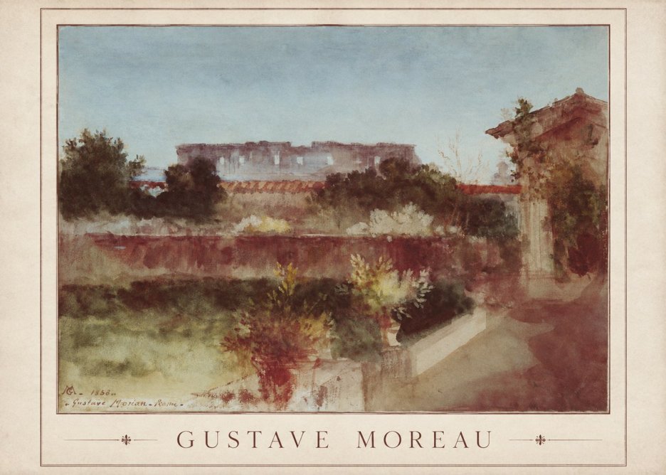 Gustave Moreau Rome No1 - Plakat