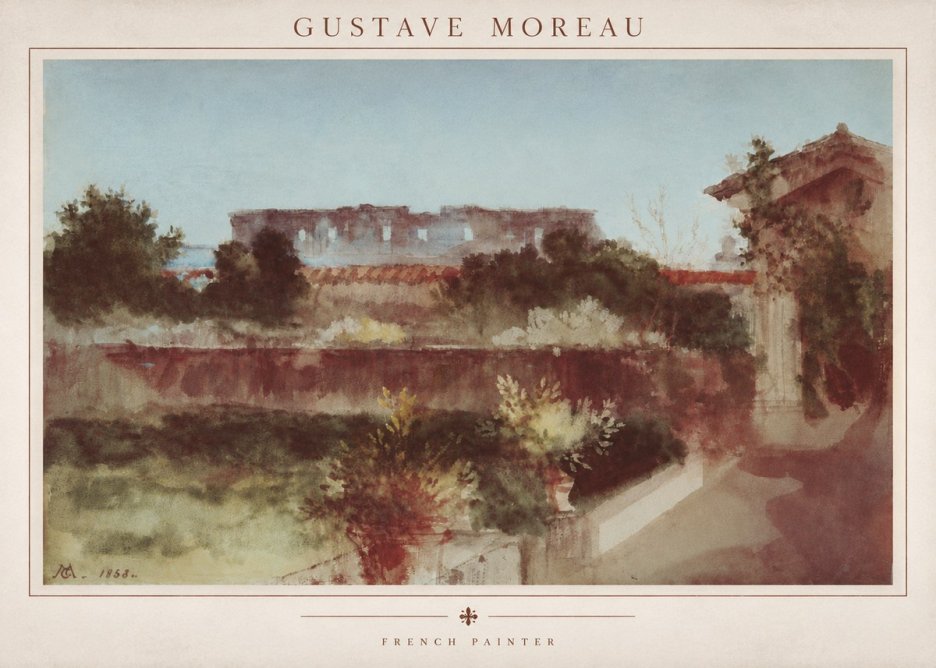 Gustave Moreau Rome No3 - Plakat