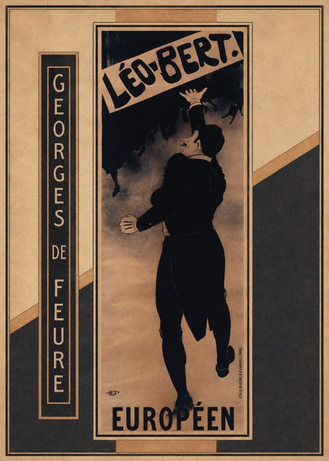 Georges de Feure Léo-bert. Européen No2 - Plakat