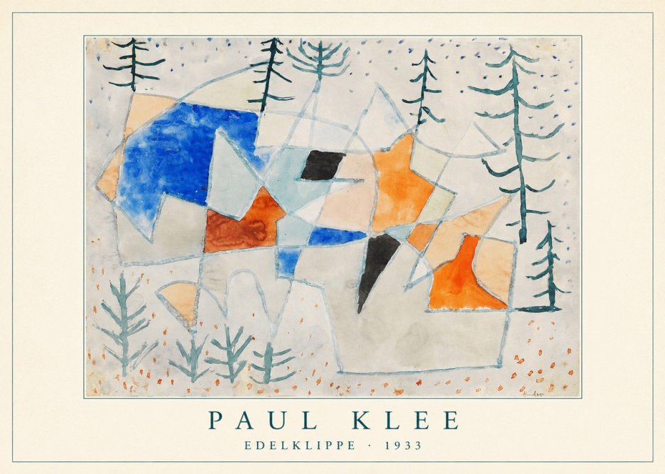 Paul Klee Edelklippe No3 - Plakat