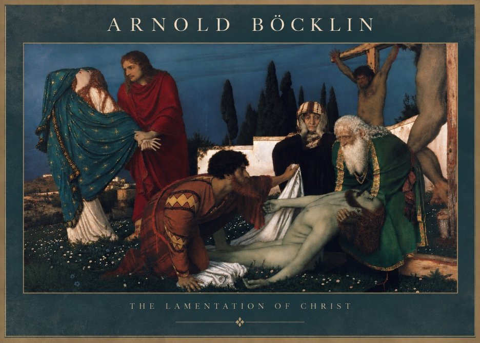 Arnold Böcklin The Lamentation of Christ No5 - Plakat