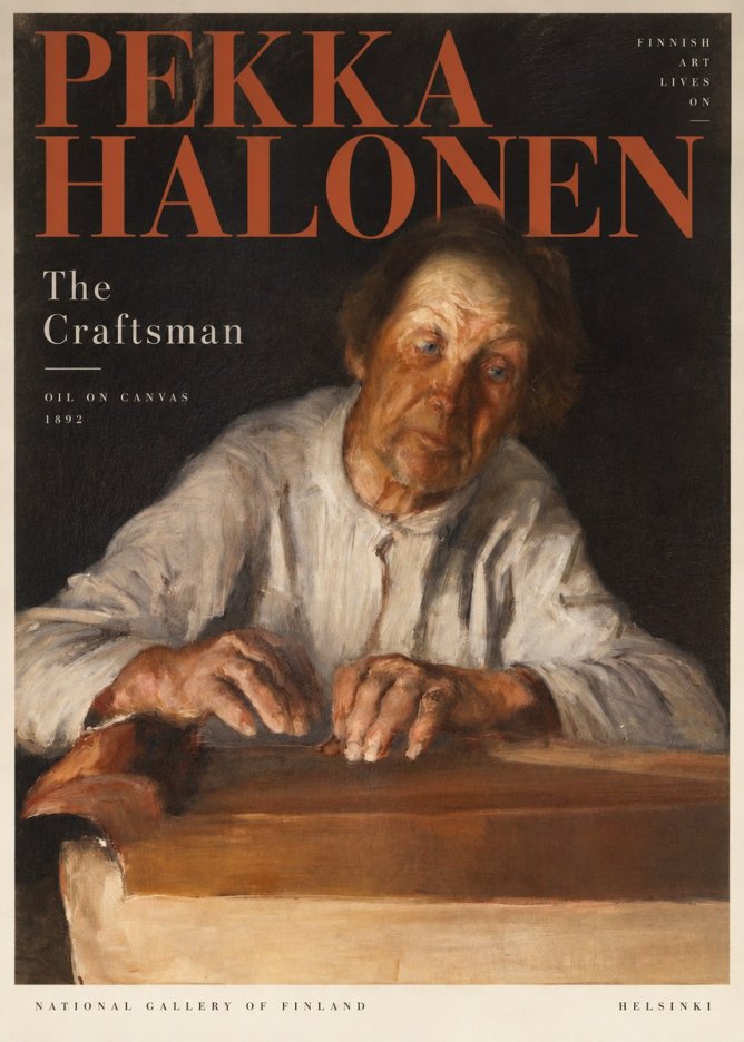 Pekka Halonen The Old Man No5 - Plakat