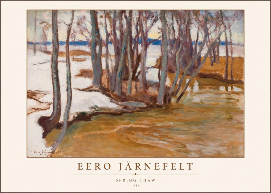 Eero Järnefelt Spring Thaw No1 - Plakat
