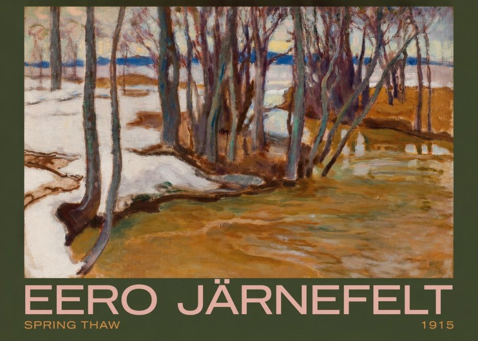 Eero Järnefelt Spring Thaw No2 - Plakat