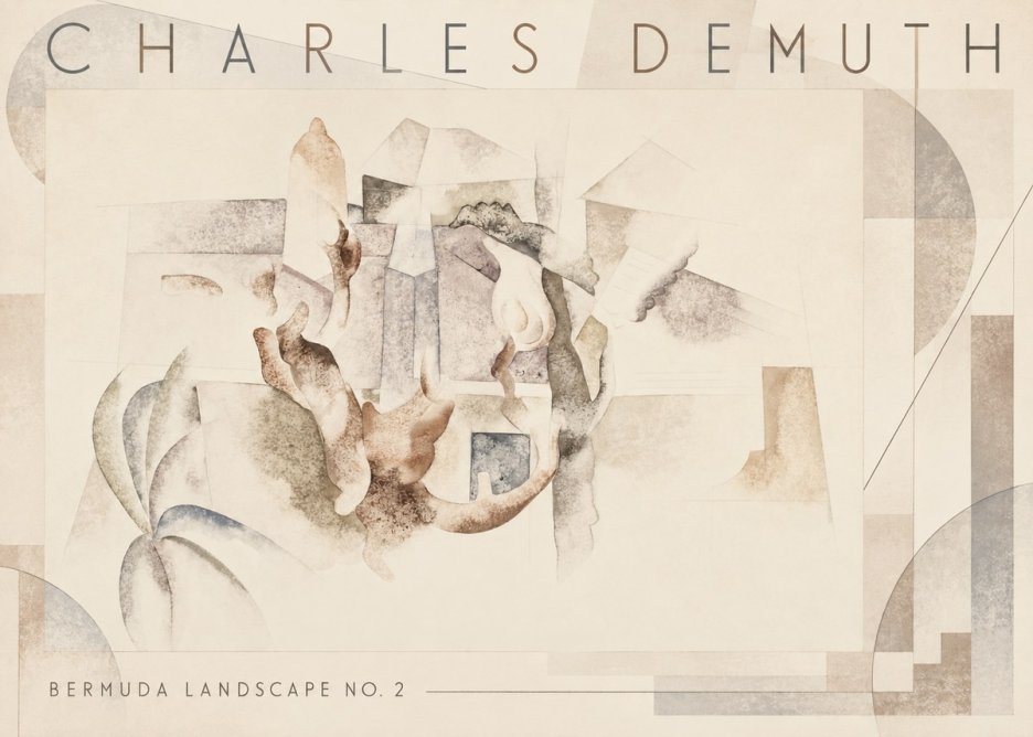 Charles Demuth Bermuda Landscape No. 2 No5 - Plakat