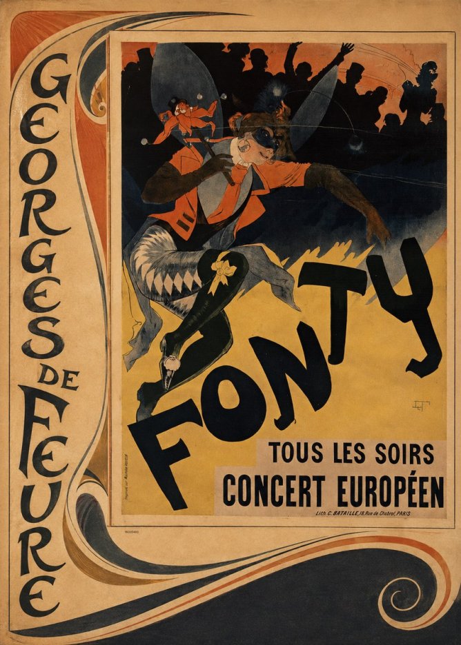 Georges de Feure Fonty III No2 - Plakat