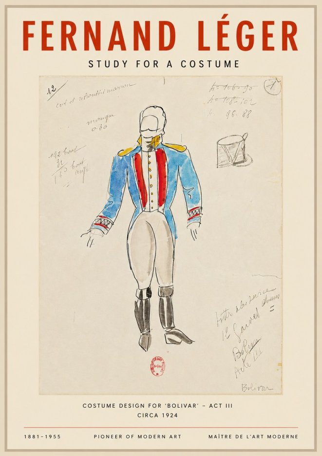 Fernand Léger Bolivar Acte Iii No3 - Plakat