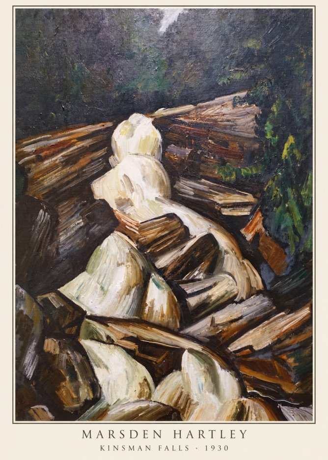 Marsden Hartley Kinsman Falls No6 - Plakat
