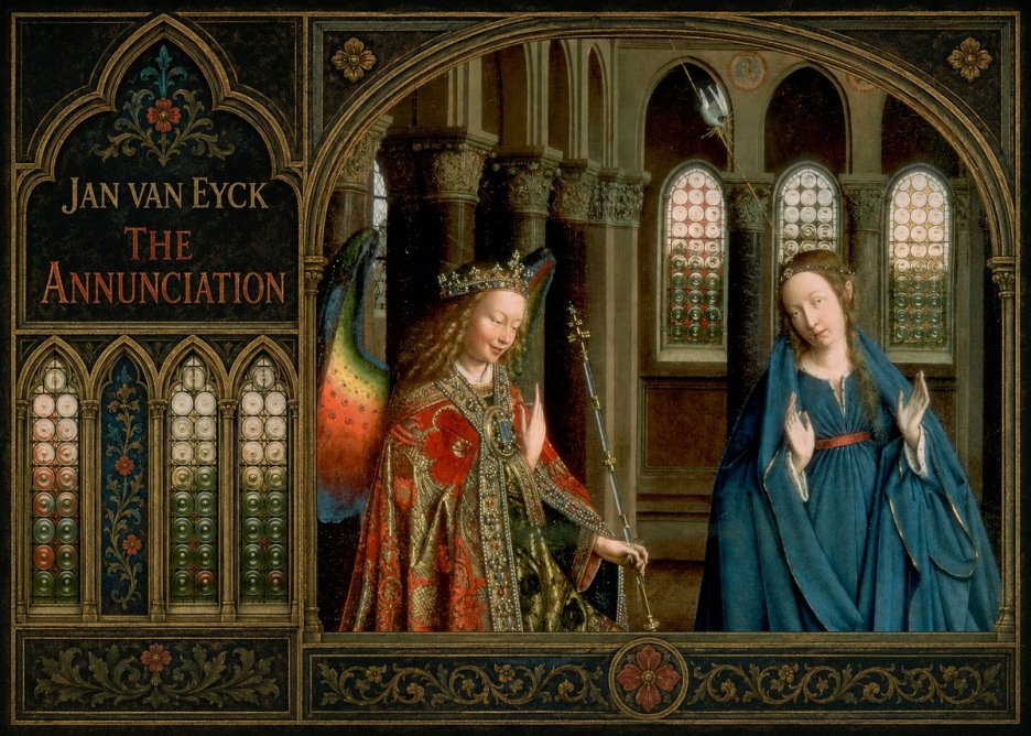 Jan van Eyck The Annunciation II No2 - Plakat