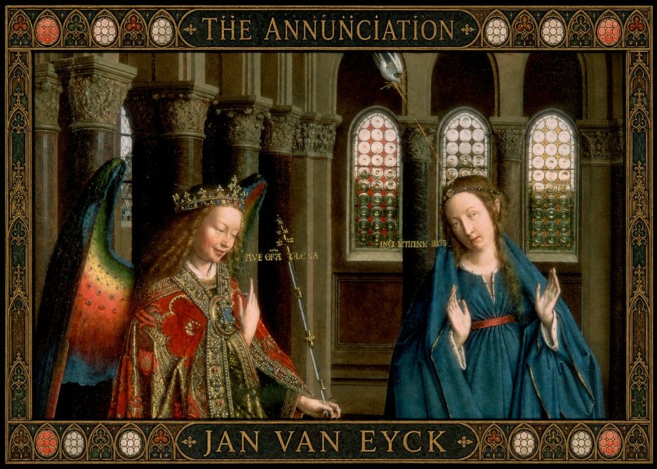 Jan van Eyck The Annunciation II No6 - Plakat