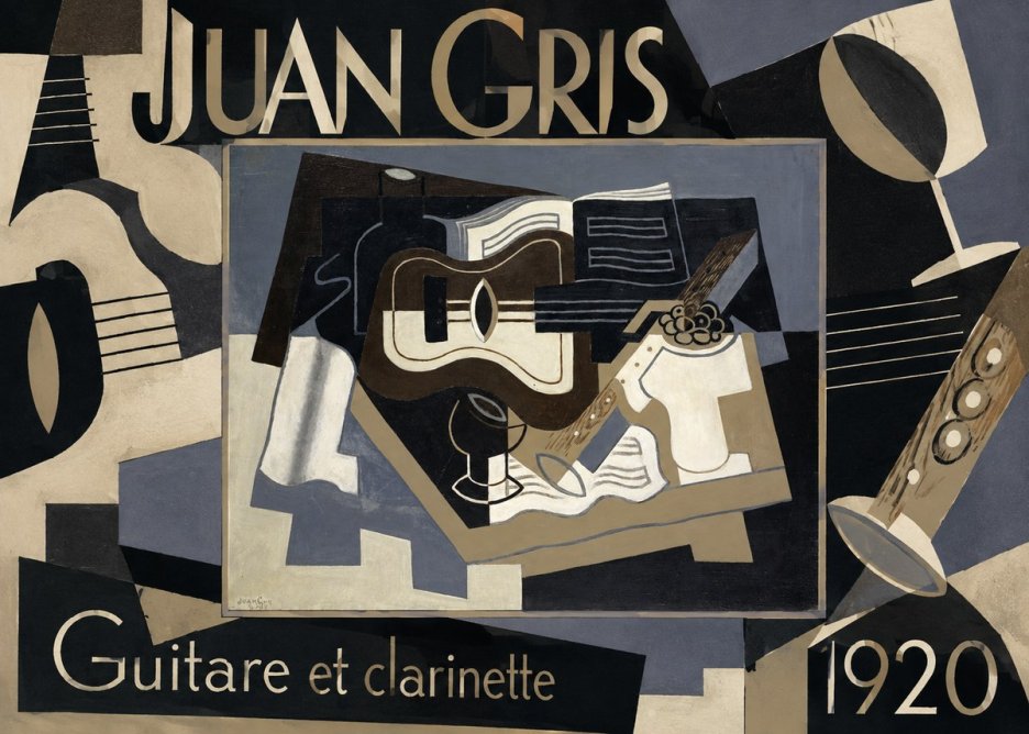Juan Gris Guitare Et Clarinette No6 - Plakat