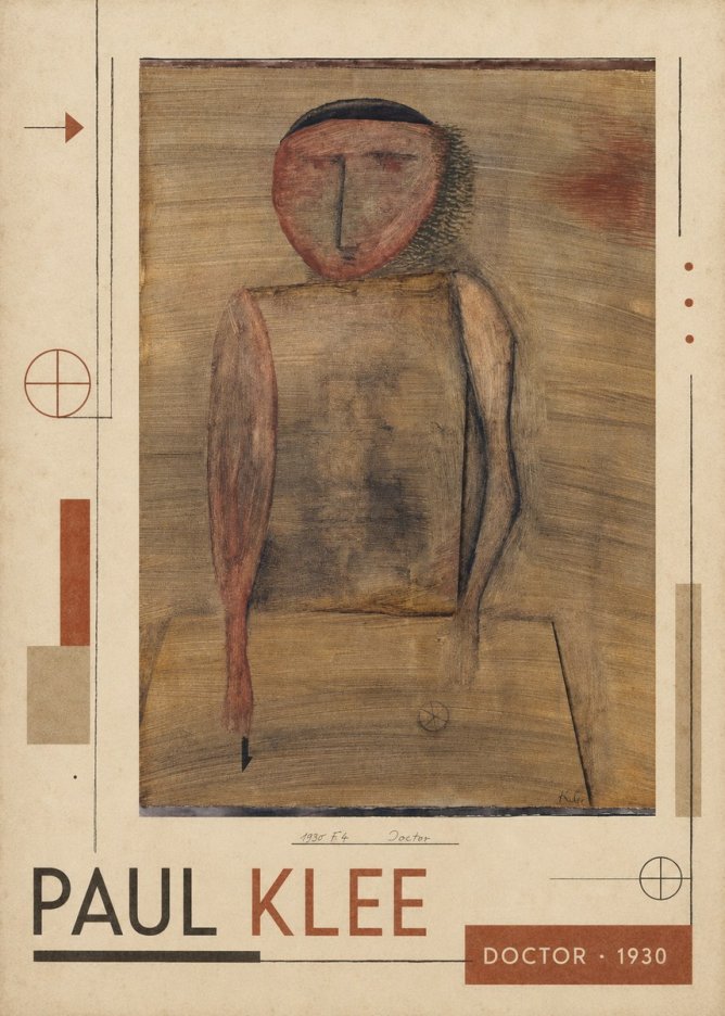 Paul Klee Doctor No4 - Plakat