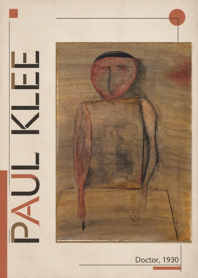Paul Klee Doctor No6 - Plakat