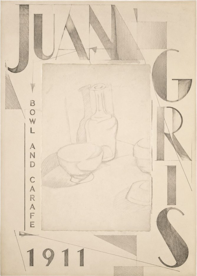 Juan Gris Bowl and Carafe No5 - Plakat