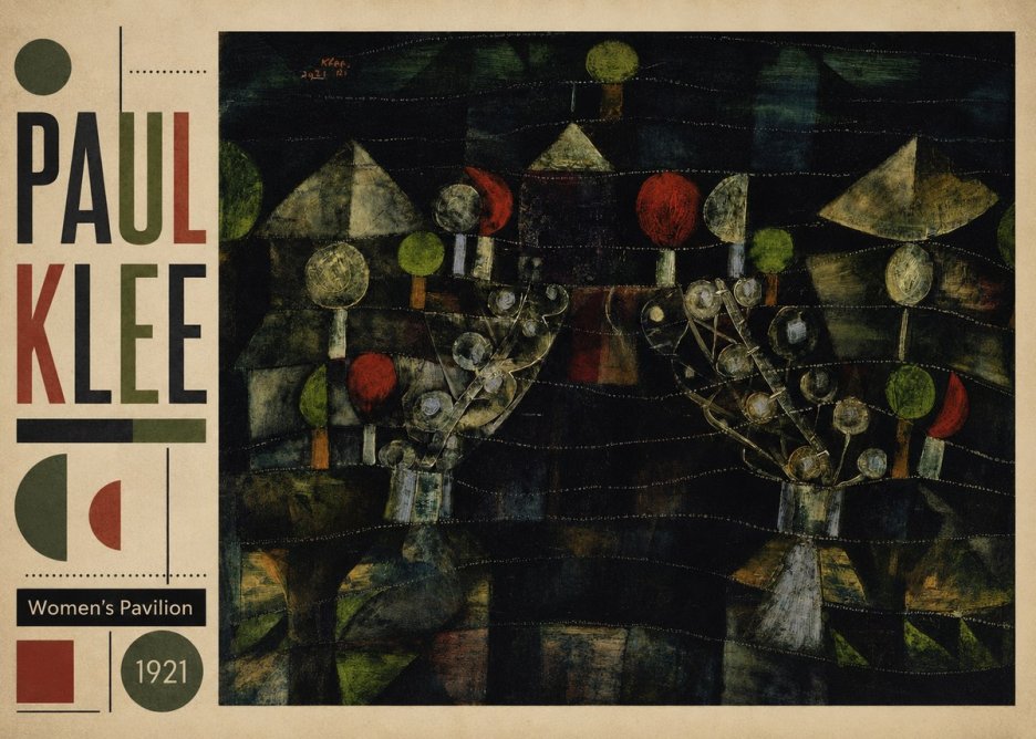 Paul Klee Women's Pavilion No4 - Plakat