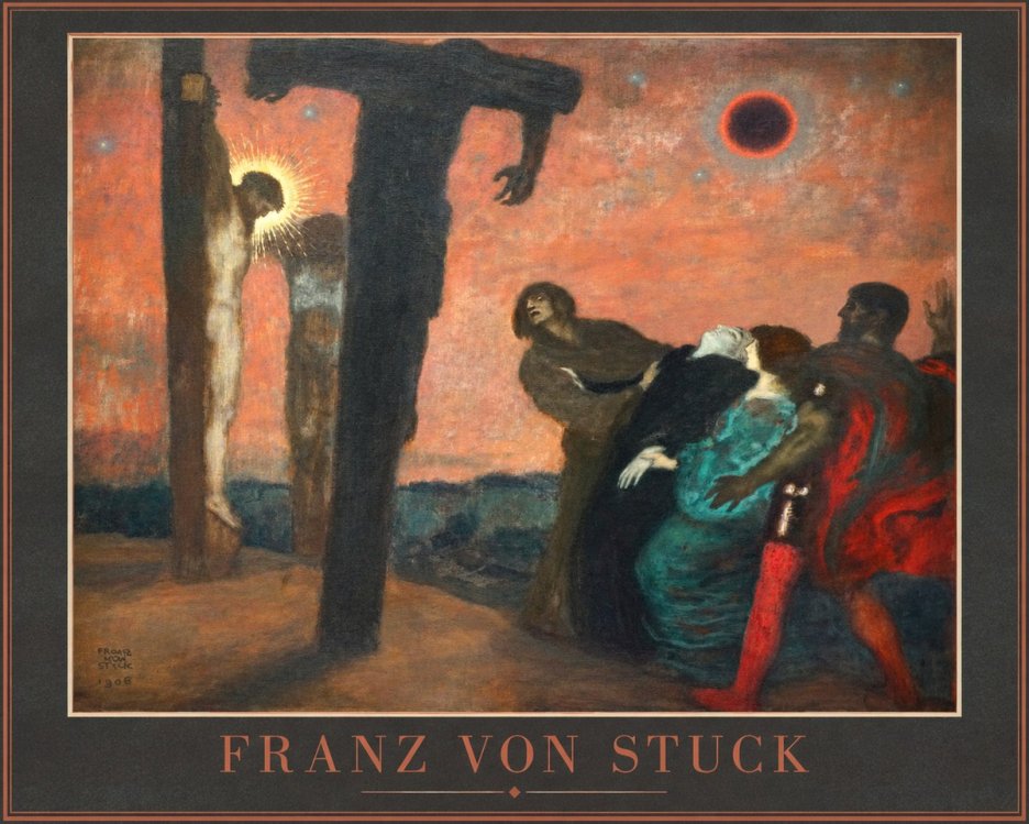 Franz von Stuck Crucifixion No1 - Plakat