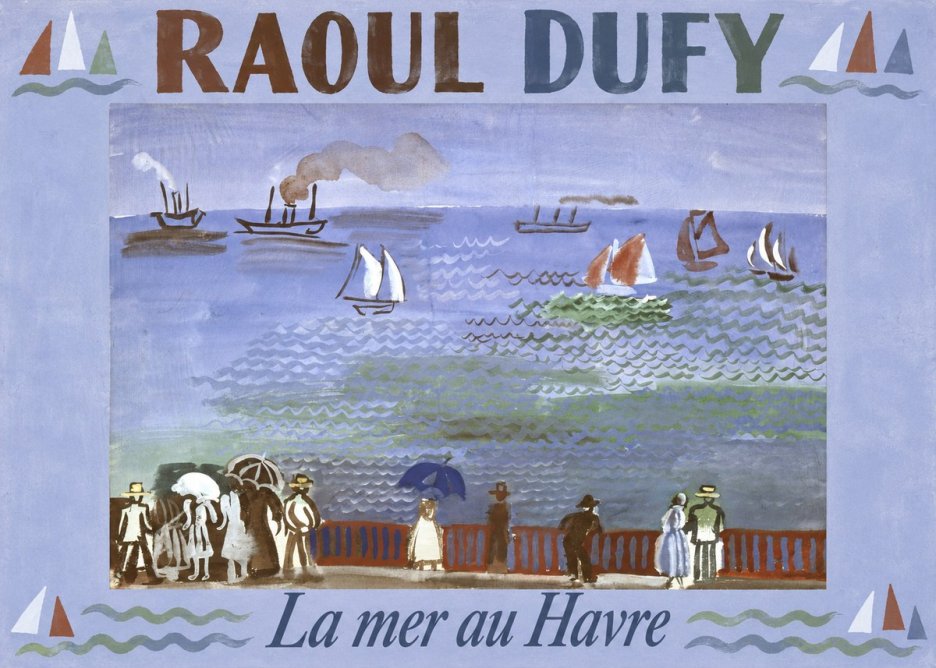 Raoul Dufy La Mer Au Havre No5 - Plakat