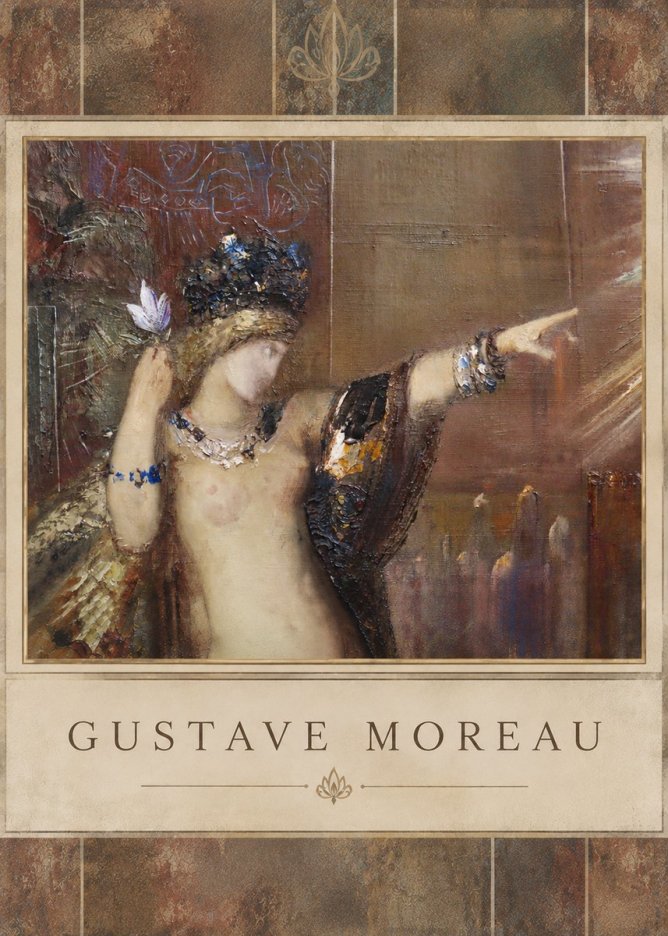 Gustave Moreau Salome IV No4 - Plakat