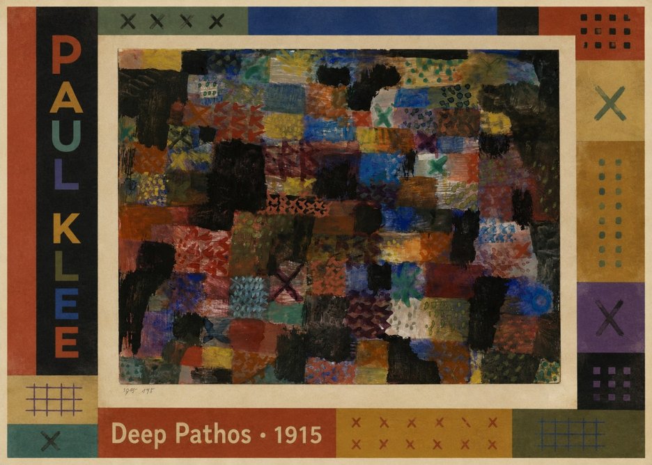 Paul Klee Deep Pathos No2 - Plakat