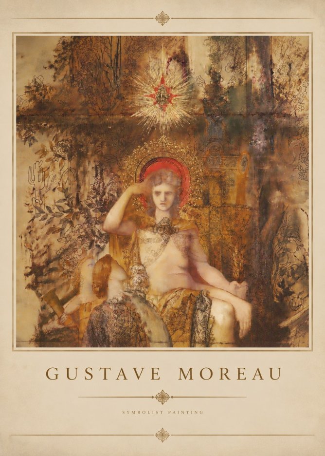 Gustave Moreau Jupiter and Semele III No3 - Plakat