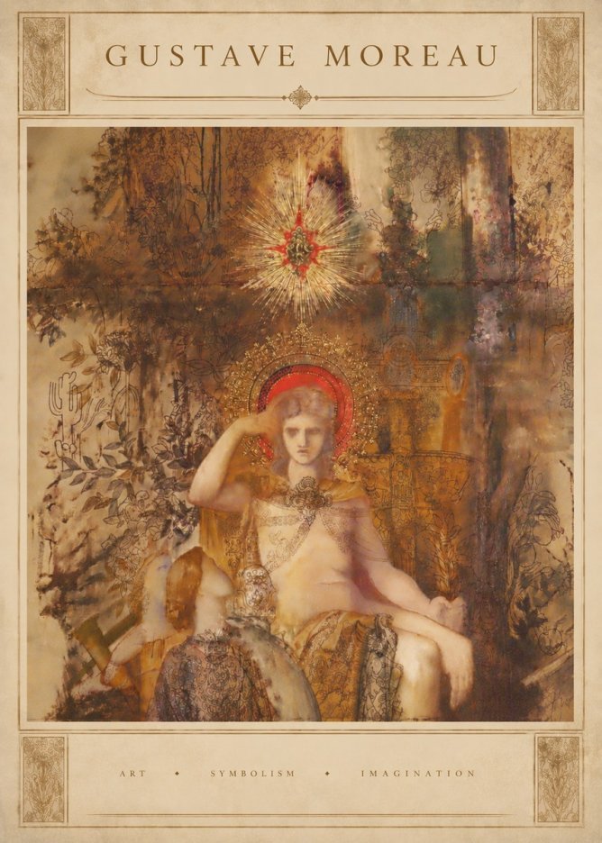 Gustave Moreau Jupiter and Semele III No6 - Plakat