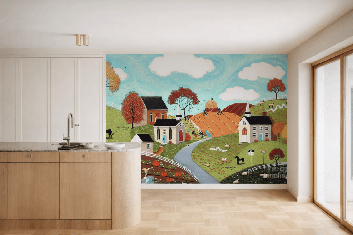 Autumnal Pastoral Scene