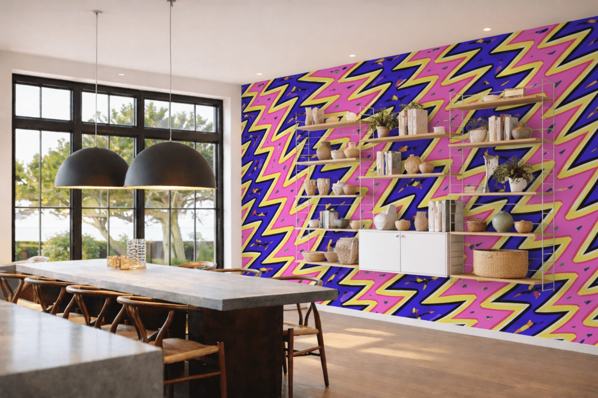 Frosted Zigzag Burst