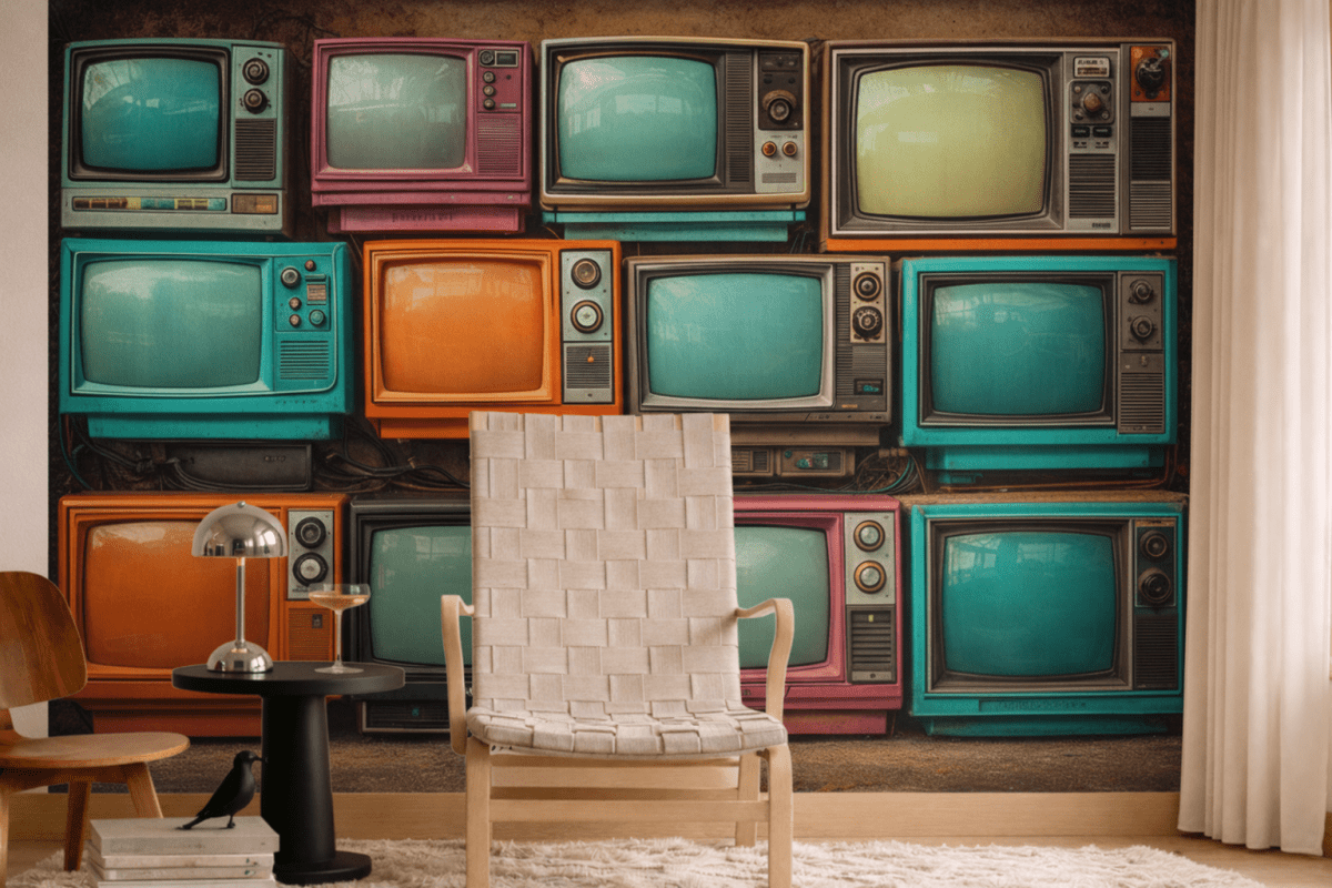 Retro Television Montage